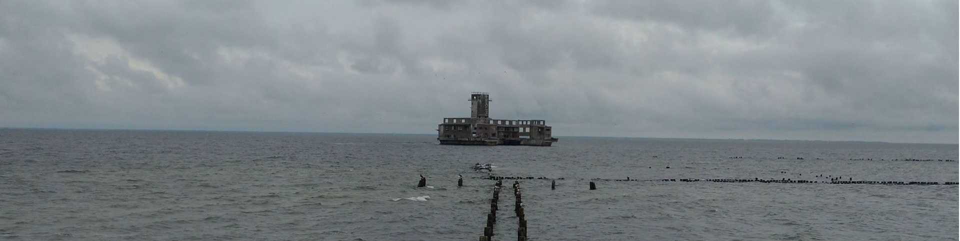 Widok na torpedowania w Gdyni